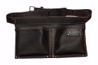 Poche à clous rectangulaire cuir avec ceinture - 2 compartiments