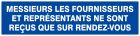 SIGNALISATION EXTERIEURE ET INTERIEURE - FOURNISSEURS & REPRESENTANTS RECUS SUR R.D.V l 200 L 52mm