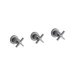 DOUCHE CROSS ROAD ENCASTRE MELANGEUR 2 SORTIES METAL BROSSE