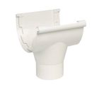 NAISSANCE CENTRALE A COLLER DIAMETRE 100 POUR PROFILE LG33 BLANC - NAC33B