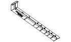 Raccord pour planche équerre 300 mm merisier 1146