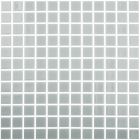Mosaïque en verre recyclé - 109 LISO GRIS CLARO MALLA 25X25MM