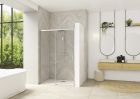 Paroi avec 1 volet coulissant sans seuil - SMART DESIGN C SS 90 Chrome TN G