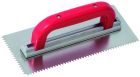 PLATOIR A COLLE INOX 28X13 DENTS ISOCELES DE 6MM
