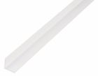 Profilé cornière égale 30x30x2mm / 1m plastifié blanc