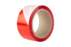 2900 - Rubalise non adhésive - Polyéthylène - Rouge/Blanc-100mx50mm - 2900