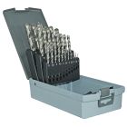 COFFRET DE 25 FORETS METAUX HSS 118° D.1 A 13 MM / 0,5 MM