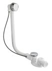 vidage baignoire automatique 47 cm + siphon chrome