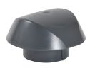 CHAPEAU VENTILATION  SIMPLE AVEC ANTI INSECTE   DIAMETRE 125 ANTHRACITE  - VVM12A