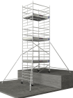 Échafaudage roulant en aluminium NEOLIUM 400 LINE - hauteur de travail 8m