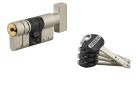 CYLINDRE FEDERAL 2 A BOUTON 32X32 MM 5 CLES