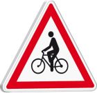 PANNEAUX PERMANENTS - A21-700-Classe 1-Débouché de cyclistes (droite/gauche)