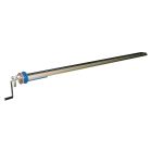 Baguetteuse 2 m Alu 3 corps livrée avec baguette Ø 13 mm