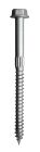 Vis bois tête hexagonale 6,4 x 152 mm - Boîte de 100 - Vis en vrac