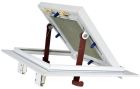 TRAPPE ALU PLÂTRE ETANCHE A L'AIR A FERMETURE INVISBLE (POUSSER/LÂCHER) POUR MURS ET PLAFONDS - 800X800 MM