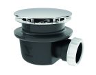 Bonde extra plate Ø90 sortie horizontale sortie Ø40 - haut.60 mm