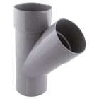 Culotte PVC évacuation 45° mâle/femelle Ø80 - CULOTTE MALE 45° Ø80 25p