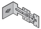EQUERRE EQUERELO L150 COULISSE+EQUERRE BOIS GRIS ALU ACIER GALVANISE - ETERNIT