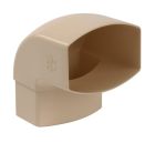 COUDE MF 87'30 POUR TUBE DE DESCENTE 105X76 TYPE OVATION 38 SABLE    - UCM8GTS