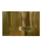 PLAQUE POUR WC SUSPENDU OR BROSSE