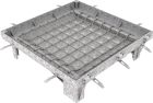 TAMPON A CARRELER ASSISTE B125 GALVA 800X800MM AVEC VERINS