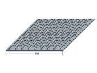 Bande de ventilation, perforation rectangulaire Section ventilation 393 cm2 / ml  Naturel Longueur 2,50m