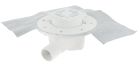 SIPHON/CARRE. S/HORIZ.GR PVC 10X10 + NATTE