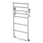 Sèche-serviette électrique - SERENO 4 barres avec tablette chromé 150W