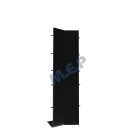 Angle Intérieur 135° / Bandeau Haut. 160 mm + 90 mm RIVEPRO Noir