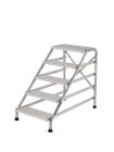 Marchepied aluminium simple MODUL 5 marches - haut. 3,00m - Modul aluminium