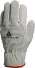 Gants fleur bovin - dos croûte Gris T9