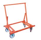 CHARIOT PORTE-PLAQUES 4 ROUES PLIABLE - 900KG
