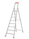 Marchepied aluminium simple MP PRO 8 marches - haut. 3,76m - MP PRO