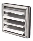 GRILLE METALLIQUE A VOLETS DIA 100 INOX