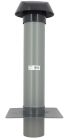 CHAPEAU VENTILATION  PLATINE TOIT PLAT D 100 ANTRH    - VVP10A