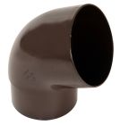 COUDE ESTHETIQUE INTERIEUR TUBE MALE/FEMELLE 67°30 DIAMETRE 100 MARRON - UCT6GT1M