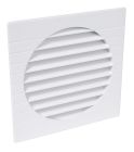 GRILLE EXTERIEURE POUR TUBE  DIAMETRE 200 BLANC   - GET20B