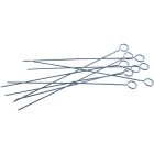 BROCHETTES METAL INOX 32CM X 10 PIECES