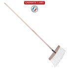 BALAI A FEUILLES ET GAZON BOIS/ACIER EM 165 PEFC NAT / MIEL