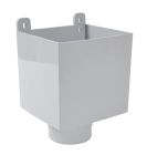 BOITE A EAU POUR TUBE DE DESCENTE EAU PLUVIALE TD80 GRIS - BAO80