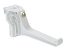 SUPPORT DE CROCHET MONTE POUR PROFILE LG38 BLANC - ASC38B