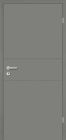 Porte ferrée 32dB KK3 Etna 11 Gris lave/ 2040x930 gauche poussant-DIN R BD
