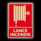 SIGNALETIQUE LANCE INCENDIE PHOTOLUM 210 MM X 150MM