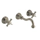 lavabo melangeur mural chambord s/mecanisme a/v up&down metal brosse