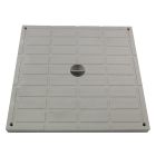 Tampon léger pour regard 300x300mm gris - TAMPON POLY. 300 X 300 GRIS