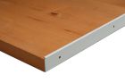 Profils Alu plan de travail - PROFIL ALU BORDURE BLANC 2/4R 28MM R9/11MM X 670 MM