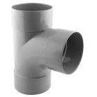 Culotte PVC évacuation 87° femelle/femelle Ø125 - CULOTTE FEMELLE 87° D 125 18p
