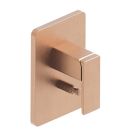 FACADE LAITON MITIGEUR DOUCHE QUADRI S 2 SORTIES OR ROSE BROSSE