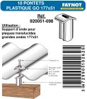 BOITE 10 PONTET PLAST GO 177x51