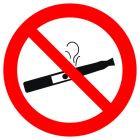 VAPOTAGE INTERDIT D.80mm - SANDWICHS ET BOISSONS INTERDITS D.80mm